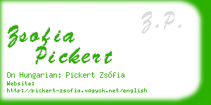 zsofia pickert business card